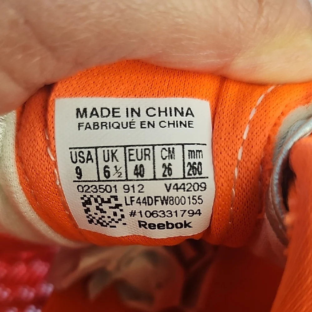 Reebok Bright Orange‎ Sneakers